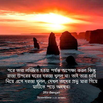 Picture 03 - বিচাৰকর্তাবিলাক 3:25 BENIRV - পরে তারা লজ্জিত - Bible Verse Picture