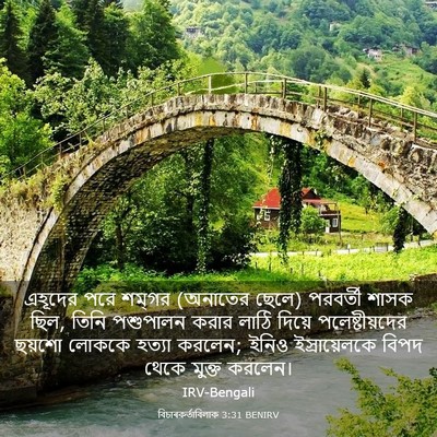 Picture 03 - বিচাৰকর্তাবিলাক 3:31 BENIRV - এহূদের পরে শম্‌গর - Bible Verse Picture