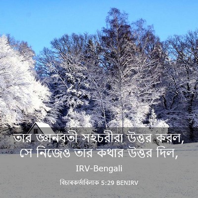 Picture 03 - বিচাৰকর্তাবিলাক 5:29 BENIRV - তার জ্ঞানবতী - Bible Verse Picture