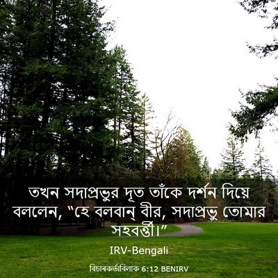 Picture 03 - বিচাৰকর্তাবিলাক 6:12 BENIRV - তখন সদাপ্রভুর দূত - Bible Verse Picture