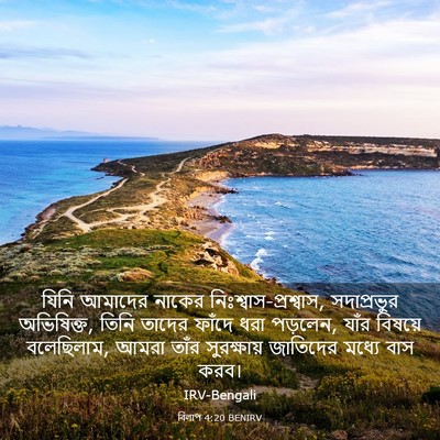 Picture 03 - বিলাপ 4:20 BENIRV - যিনি আমাদের নাকের - Bible Verse Picture