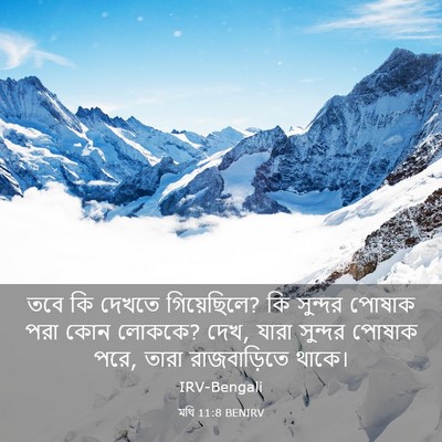 Picture 03 - মথি 11:8 BENIRV - তবে কি দেখতে - Bible Verse Picture