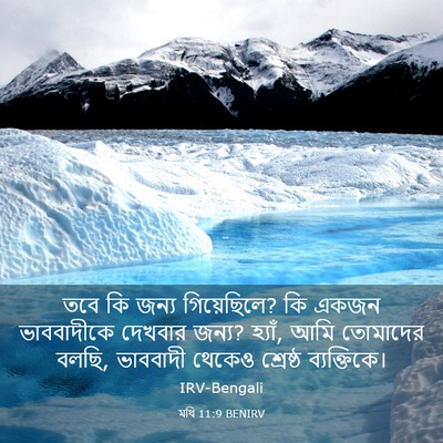 Picture 03 - মথি 11:9 BENIRV - তবে কি জন্য - Bible Verse Picture