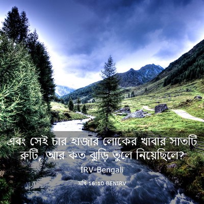 Picture 03 - মথি 16:10 BENIRV - এবং সেই চার হাজার - Bible Verse Picture