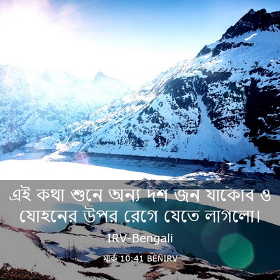 Picture 03 - মার্ক 10:41 BENIRV - এই কথা শুনে অন্য দশ - Bible Verse Picture