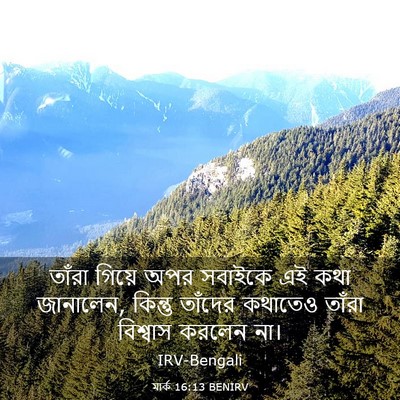 Picture 03 - মার্ক 16:13 BENIRV - তাঁরা গিয়ে অপর - Bible Verse Picture