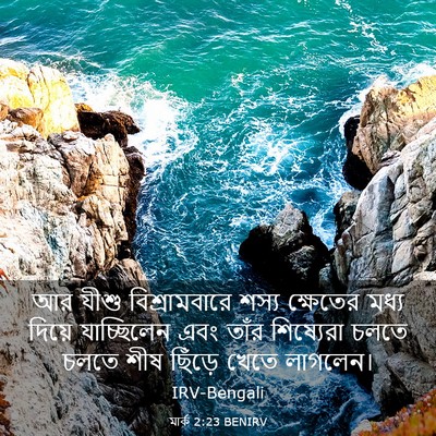Picture 03 - মার্ক 2:23 BENIRV - আর যীশু - Bible Verse Picture