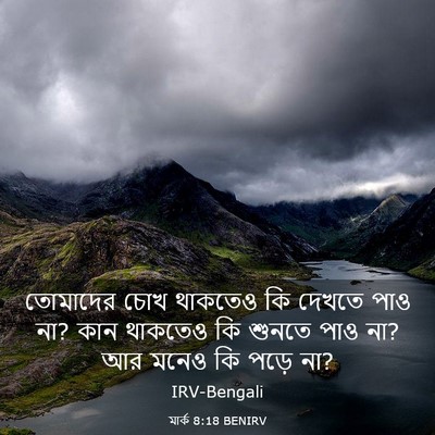 Picture 03 - মার্ক 8:18 BENIRV - তোমাদের চোখ - Bible Verse Picture