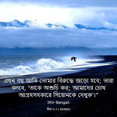 Picture 03 - মীখা 4:11 BENIRV - এখন বহু জাতি তোমার - Bible Verse Picture