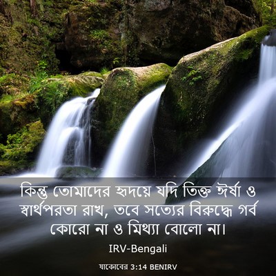 Picture 03 - যাকোবের 3:14 BENIRV - কিন্তু তোমাদের - Bible Verse Picture