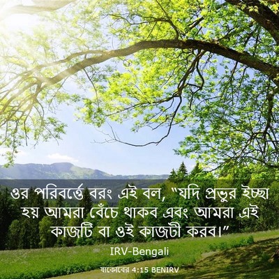 Picture 03 - যাকোবের 4:15 BENIRV - ওর পরিবর্ত্তে বরং - Bible Verse Picture