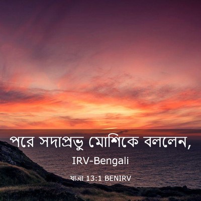 Picture 03 - যাত্ৰা 13:1 BENIRV - পরে সদাপ্রভু - Bible Verse Picture