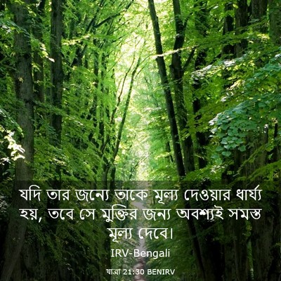 Picture 03 - যাত্ৰা 21:30 BENIRV - যদি তার জন্যে তাকে - Bible Verse Picture