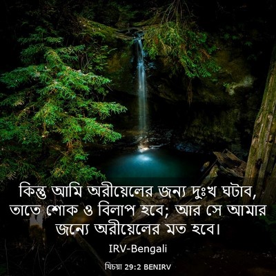 Picture 03 - যিচয়া 29:2 BENIRV - কিন্তু আমি - Bible Verse Picture