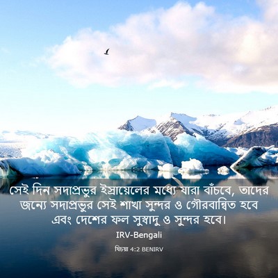 Picture 03 - যিচয়া 4:2 BENIRV - সেই দিন সদাপ্রভুর - Bible Verse Picture