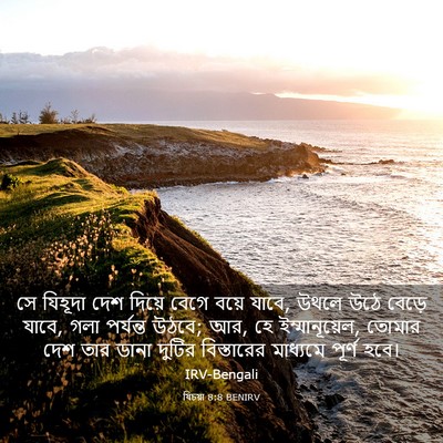 Picture 03 - যিচয়া 8:8 BENIRV - সে যিহূদা দেশ - Bible Verse Picture