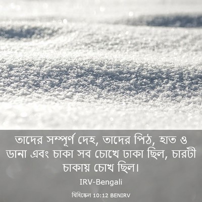 Picture 03 - যিহিষ্কেল 10:12 BENIRV - তাদের সম্পূর্ণ - Bible Verse Picture