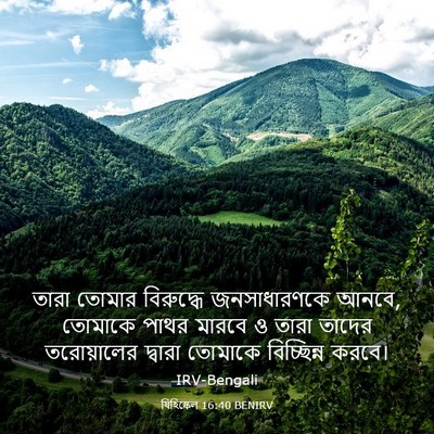 Picture 03 - যিহিষ্কেল 16:40 BENIRV - তারা তোমার - Bible Verse Picture