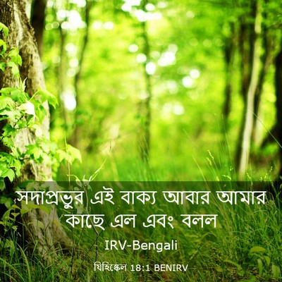 Picture 03 - যিহিষ্কেল 18:1 BENIRV - সদাপ্রভুর এই - Bible Verse Picture