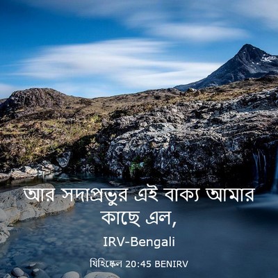 Picture 03 - যিহিষ্কেল 20:45 BENIRV - আর সদাপ্রভুর এই - Bible Verse Picture
