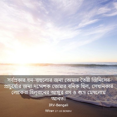 Picture 03 - যিহিষ্কেল 27:18 BENIRV - সর্বপ্রকার - Bible Verse Picture