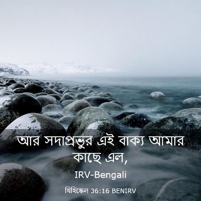 Picture 03 - যিহিষ্কেল 36:16 BENIRV - আর সদাপ্রভুর এই - Bible Verse Picture