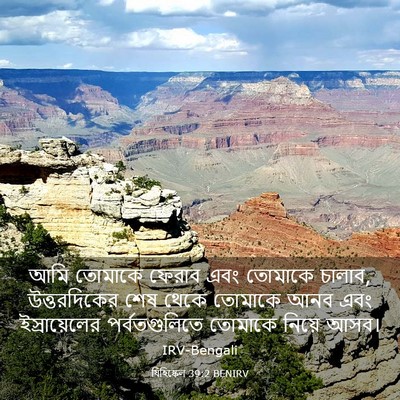 Picture 03 - যিহিষ্কেল 39:2 BENIRV - আমি তোমাকে ফেরাব - Bible Verse Picture