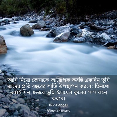 Picture 03 - যিহিষ্কেল 4:5 BENIRV - আমি নিজে তোমাকে - Bible Verse Picture