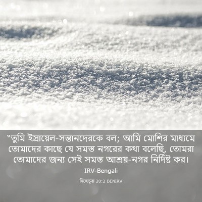 Picture 03 - যিহোচূৱা 20:2 BENIRV - “তুমি - Bible Verse Picture