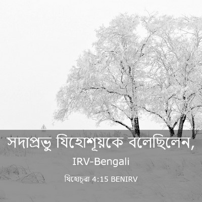 Picture 03 - যিহোচূৱা 4:15 BENIRV - সদাপ্রভু - Bible Verse Picture