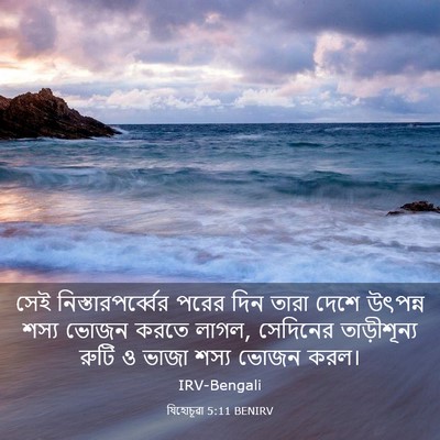 Picture 03 - যিহোচূৱা 5:11 BENIRV - সেই - Bible Verse Picture