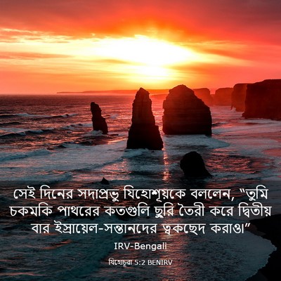 Picture 03 - যিহোচূৱা 5:2 BENIRV - সেই দিনের - Bible Verse Picture
