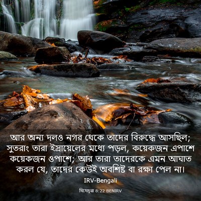 Picture 03 - যিহোচূৱা 8:22 BENIRV - আর অন্য দলও নগর - Bible Verse Picture