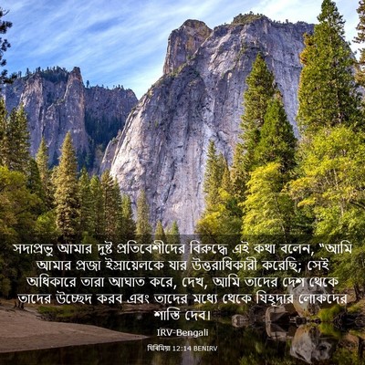 Picture 03 - যিৰিমিয়া 12:14 BENIRV - সদাপ্রভু আমার - Bible Verse Picture