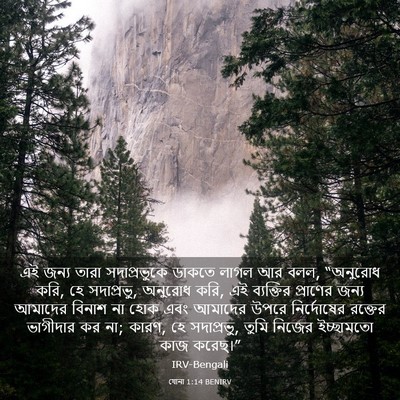 Picture 03 - যোনা 1:14 BENIRV - এই জন্য তারা - Bible Verse Picture