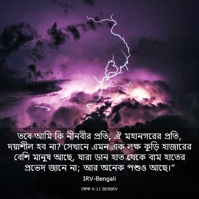 Picture 03 - যোনা 4:11 BENIRV - তবে আমি কি নীনবীর - Bible Verse Picture