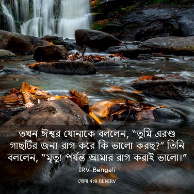 Picture 03 - যোনা 4:9 BENIRV - তখন ঈশ্বর যোনাকে - Bible Verse Picture