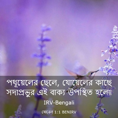 Picture 03 - যোৱেল 1:1 BENIRV - পথূয়েলের ছেলে, - Bible Verse Picture
