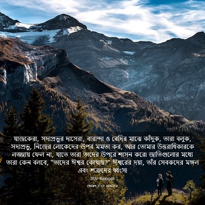 Picture 03 - যোৱেল 2:17 BENIRV - যাজকেরা, - Bible Verse Picture