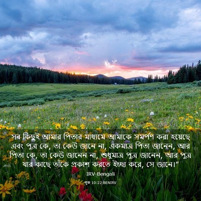 Picture 03 - লূক 10:22 BENIRV - সব কিছুই আমার - Bible Verse Picture