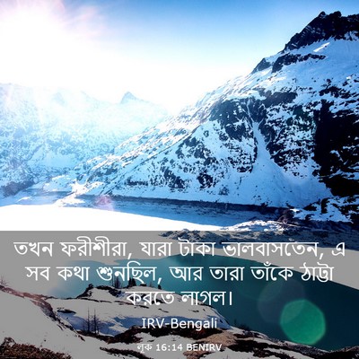 Picture 03 - লূক 16:14 BENIRV - তখন ফরীশীরা, যারা - Bible Verse Picture