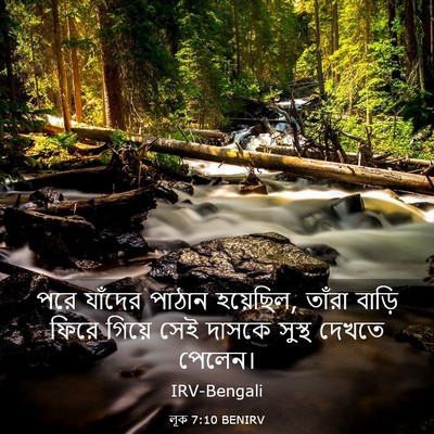 Picture 03 - লূক 7:10 BENIRV - পরে যাঁদের পাঠান - Bible Verse Picture