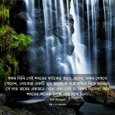 Picture 03 - লূক 7:12 BENIRV - যখন তিনি সেই শহরের - Bible Verse Picture