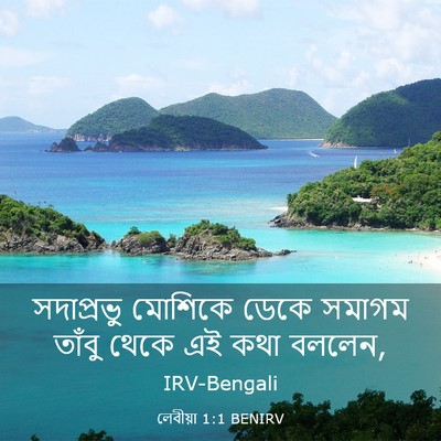 Picture 03 - লেবীয়া 1:1 BENIRV - সদাপ্রভু মোশিকে - Bible Verse Picture