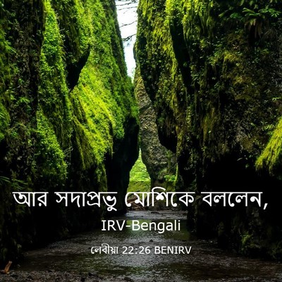 Picture 03 - লেবীয়া 22:26 BENIRV - আর সদাপ্রভু - Bible Verse Picture