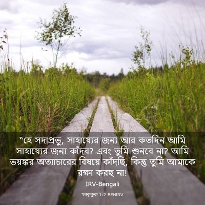 Picture 03 - হবক্কুক 1:2 BENIRV - “হে সদাপ্রভু, - Bible Verse Picture