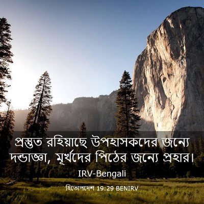 Picture 03 - হিতোপদেশ 19:29 BENIRV - প্রস্তুত রহিয়াছে - Bible Verse Picture