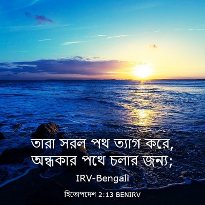 Picture 03 - হিতোপদেশ 2:13 BENIRV - তারা সরল পথ ত্যাগ - Bible Verse Picture