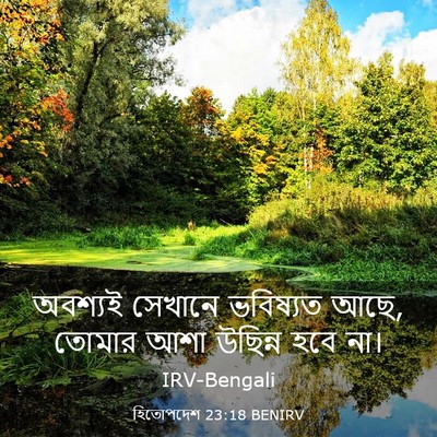 Picture 03 - হিতোপদেশ 23:18 BENIRV - অবশ্যই সেখানে - Bible Verse Picture