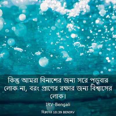 Picture 03 - হিব্রুদের 10:39 BENIRV - কিন্তু আমরা - Bible Verse Picture